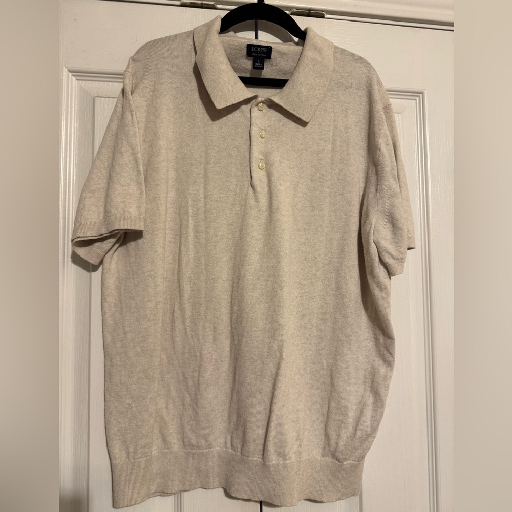 J. Crew Beige Cotton Knitwear